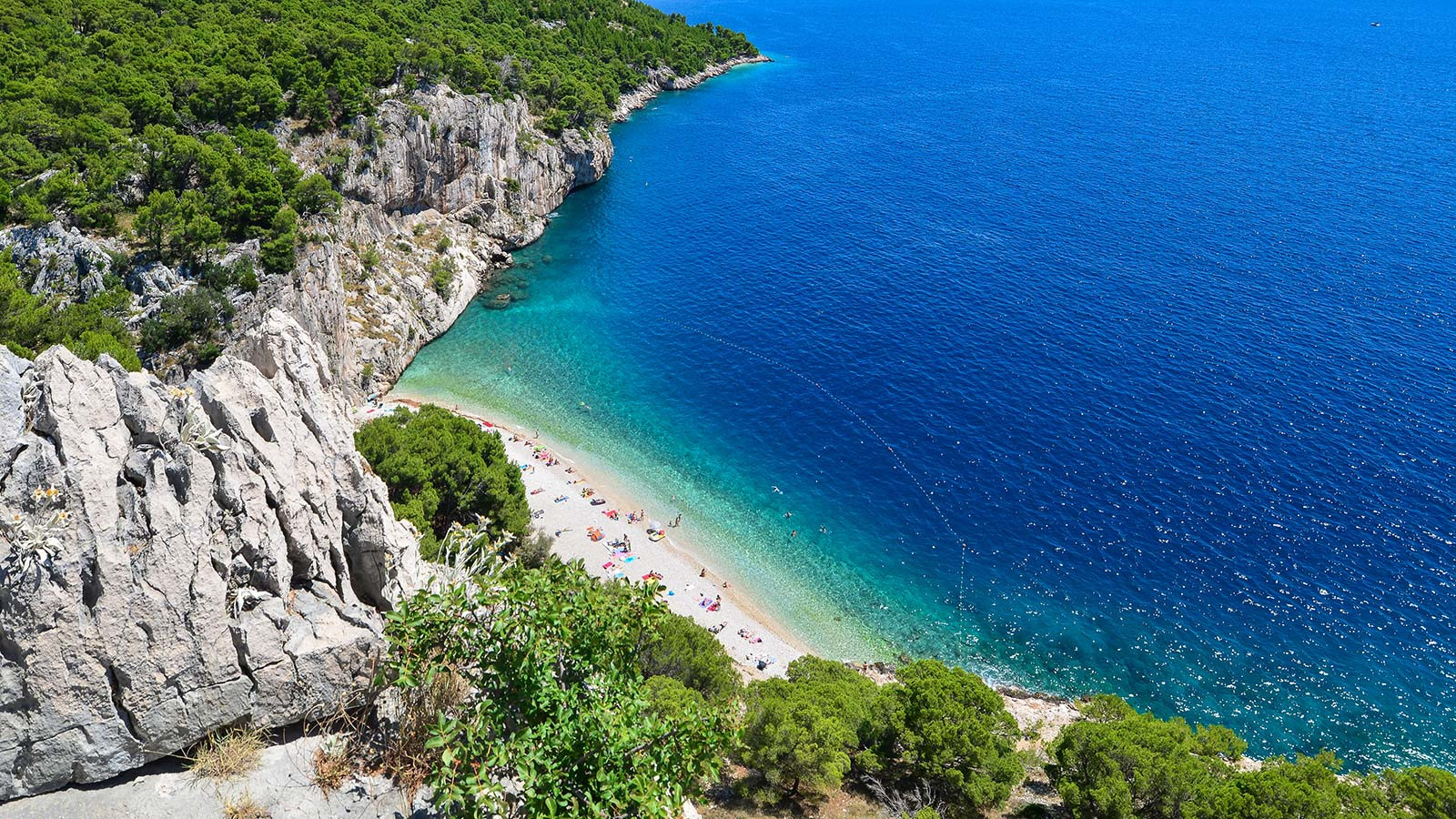 Nugal beach, een prachtig strand wat niet mag ontbreken tijdens je Kroatië rondreis