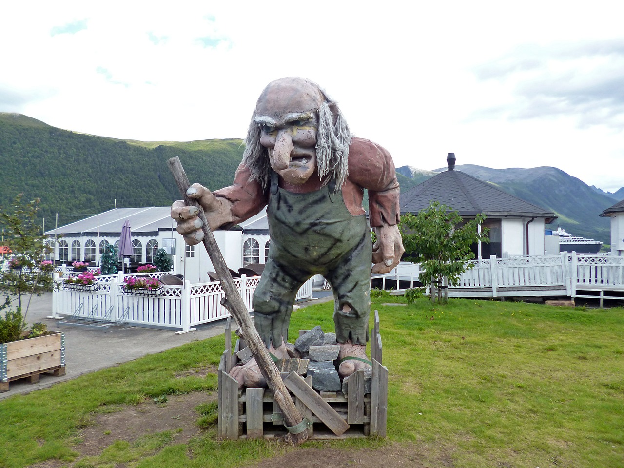 De beroemde trollen van Trollstigen