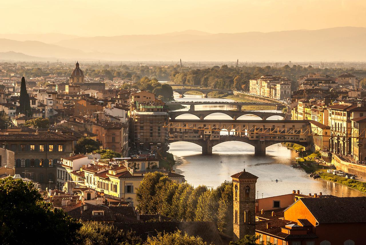 Het Italiaanse Florence is een stad van pracht en praal