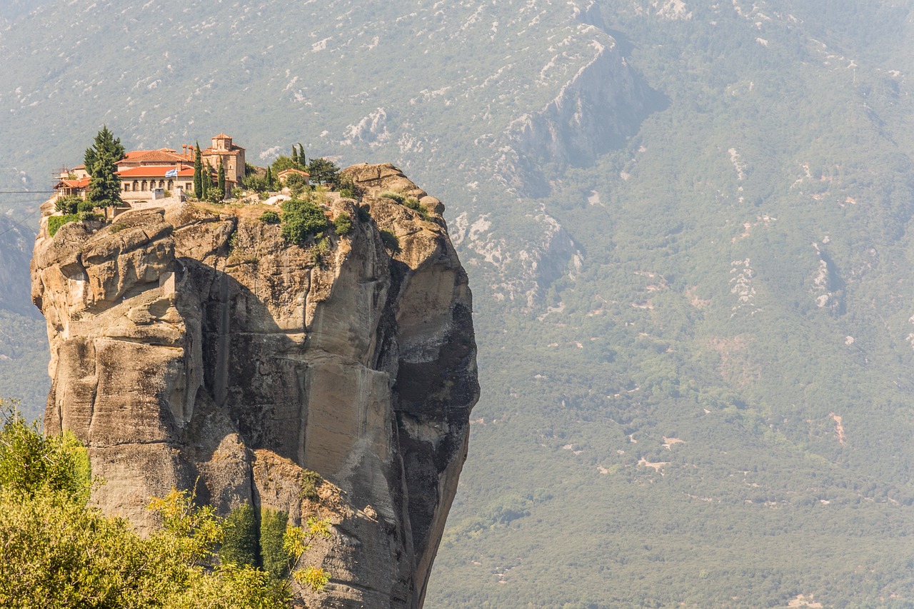 Heel bijzonder zijn de kloosters van Meteora