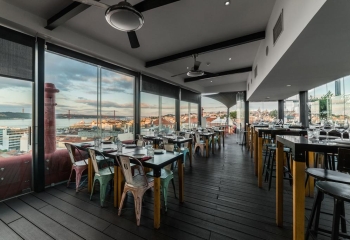 Monte Belvedere restaurant op dakterras