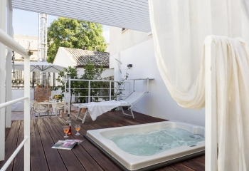 Jacuzzi op dakterras
