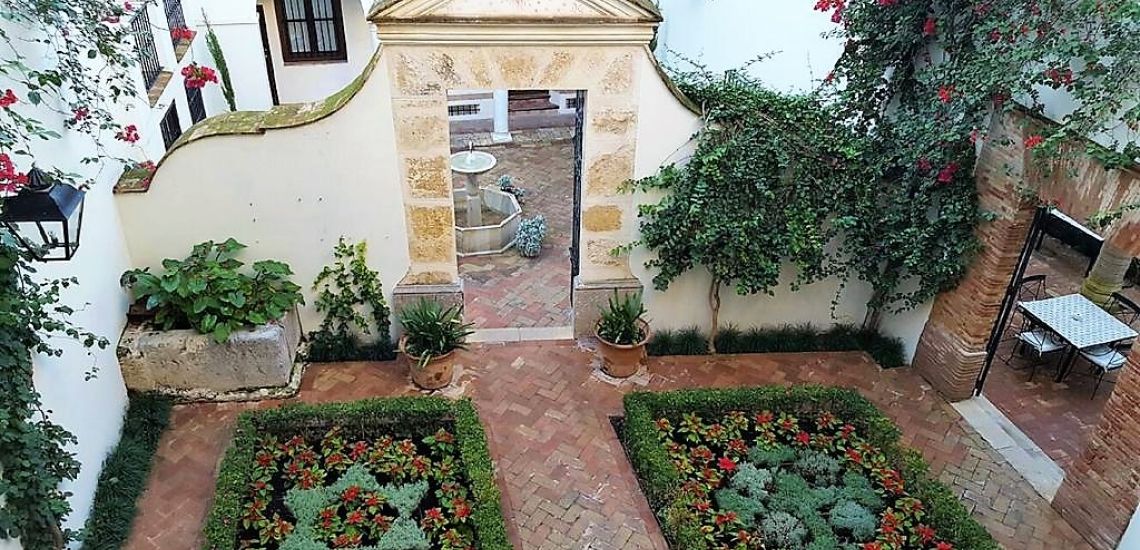 Las Casas de la Judería Córdoba patio met tuin
