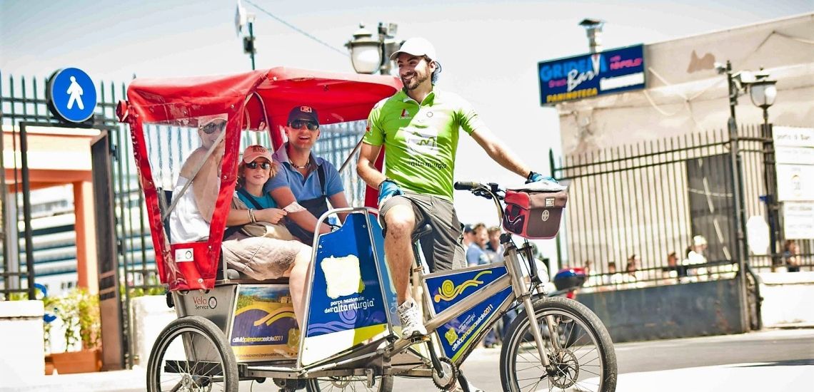 Lecce per rickshaw
