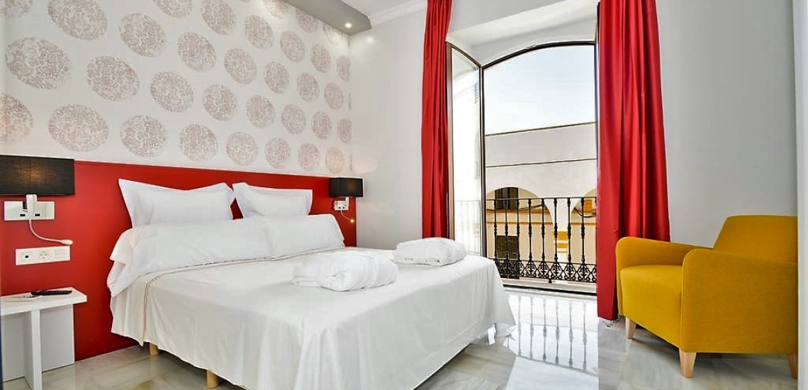 The Zentral Arenal Suites slaapkamer appartement