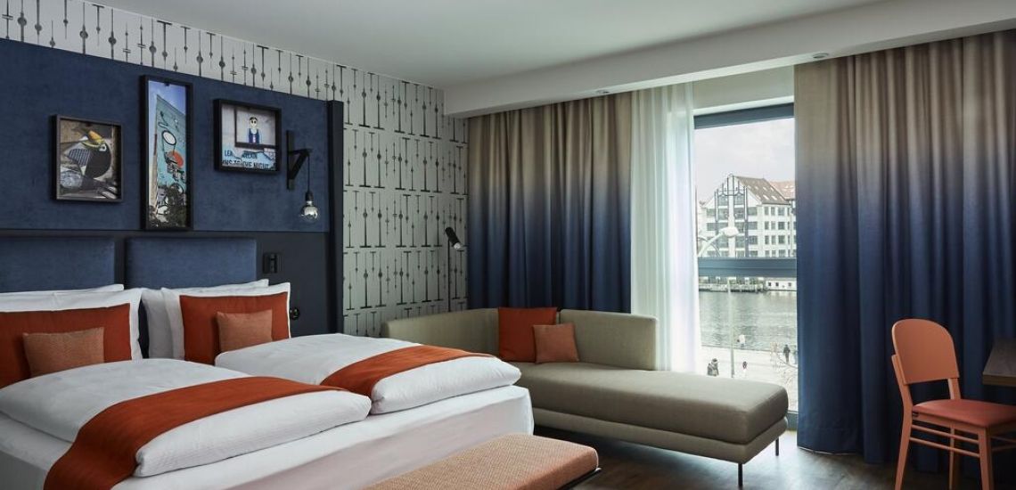 De kamers zijn modern in Hotel Indigo Berlin