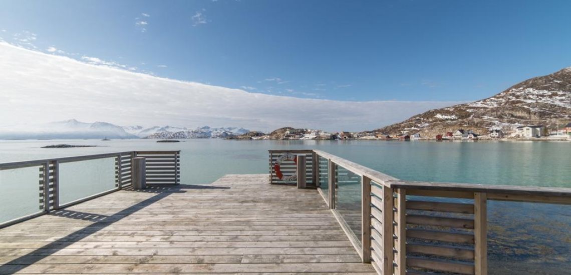Stel je dit uitzicht eens voor na een dag rondreizen in Noorwegen