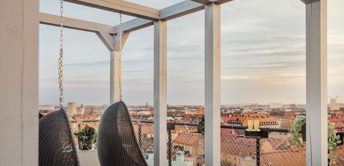 Hotel Blique by Nobis biedt een riant uitzicht over Stockholm