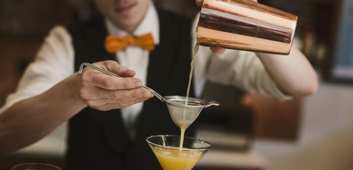 Cocktails maken kunnen ze wel in de cocktailbar van het hotel