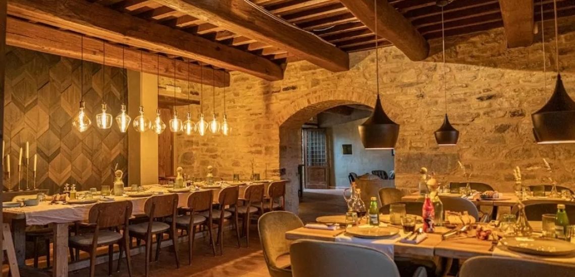 Gezellig huiselijk dineren gaat bij Borgo Castello Panicaglia prima lukken