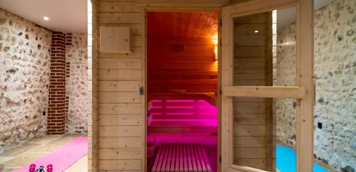 Voor wat extra warmte en relax is er tevens een sauna beschikbaar voor de gasten