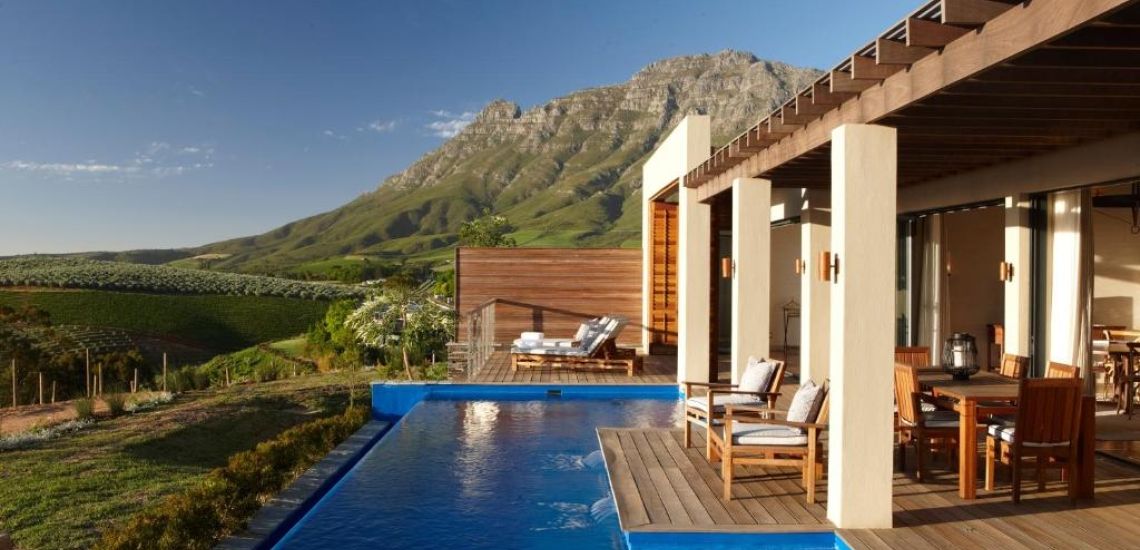 Iedere lodge of villa beschikt over een privé zwembad