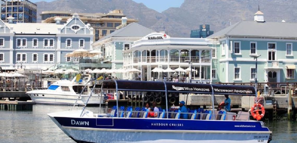 Korte cruise door de haven van Kaapstad