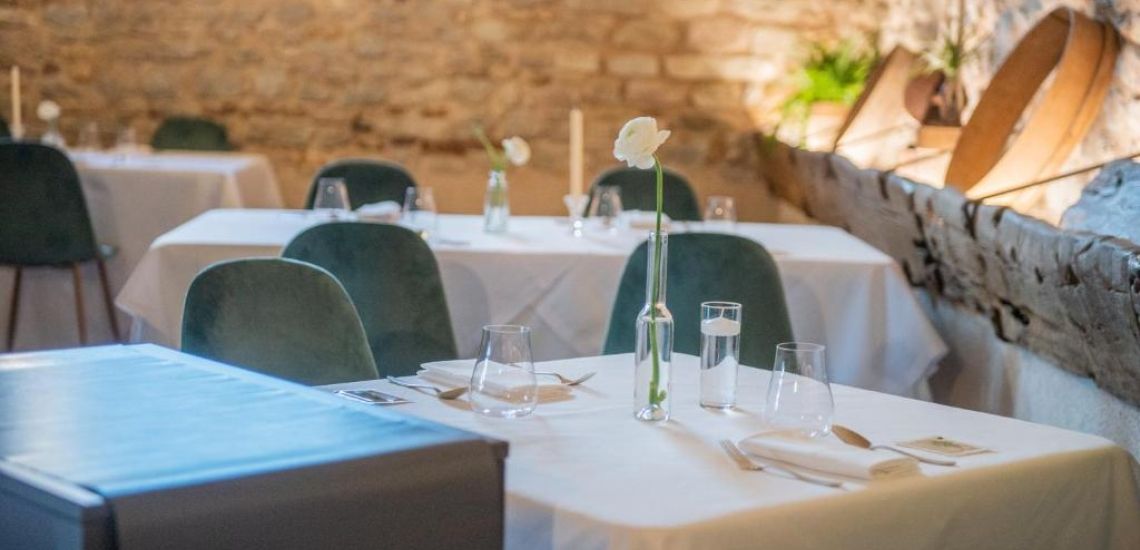 Ook kun je utstekend dineren in het restaurant van Borgo Antichi Orti Assisi