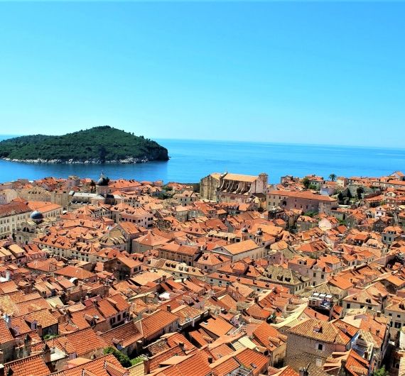 Uitzicht over Dubrovnik