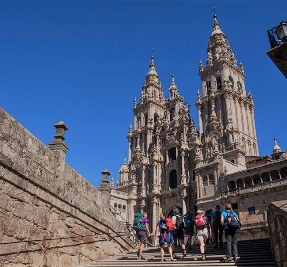 Het indrukewekkende pelgrimsoord Santiago de Compostela