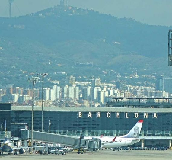 Je verlaat Spanje weer via het vliegveld van Barcelona