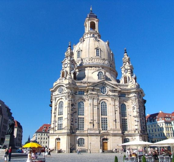 De Frauenkirche in Dresden is van een betoverende schoonheid