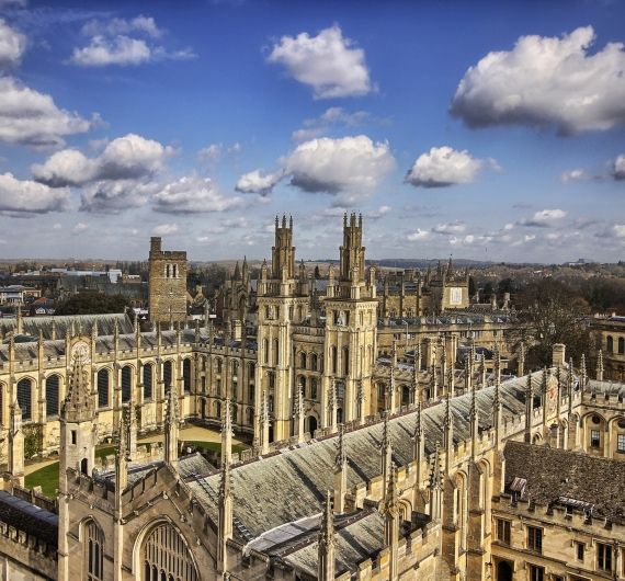 De prestigieuze universiteitsstad Oxford is ook onderdeel van je Zuid Engeland rondreis