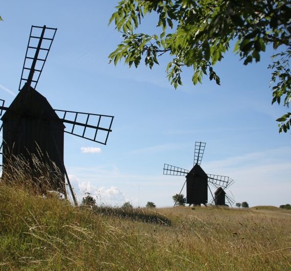 Kalmar staat bekend om haar houten molens