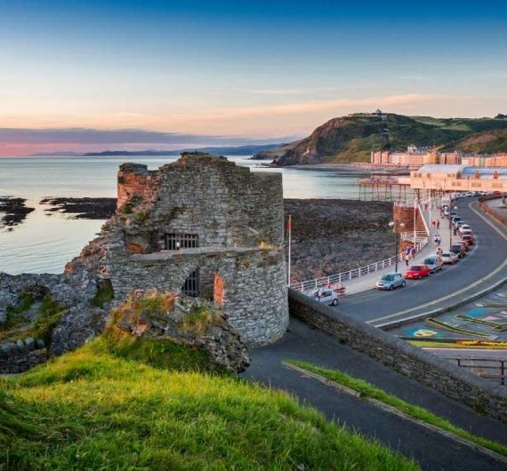 Aberystwyth is een idyllisch aan de Engelse kust gelegen badplaatsje