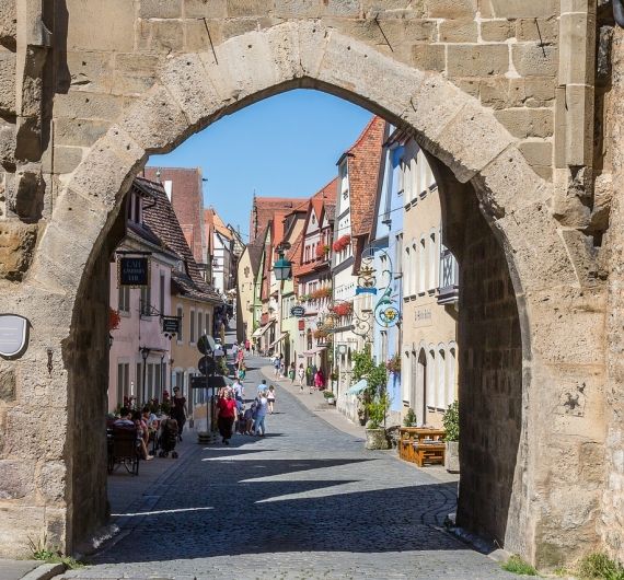 Rothenburg ob der Tauer heeft een schilderachtig eeuwenoud centrum