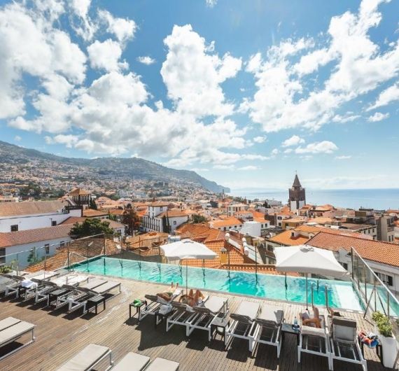 Castanheiro Boutique Hotel biedt mooie uitzichten over Funchal