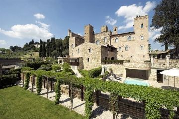 Castello di Monterone kasteel met zwembad