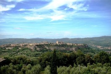 Pietra Campana uitzicht op Orvieto