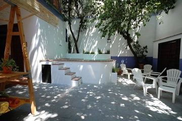 Casa de los Azulejos patio met zwembadje
