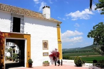 Hacienda el Santiscal prachtige ingang