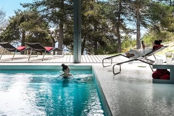Casa das Penhas Douradas zwembad