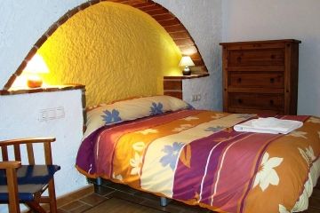 Cuevas Hamman slaapkamer in grotwoning