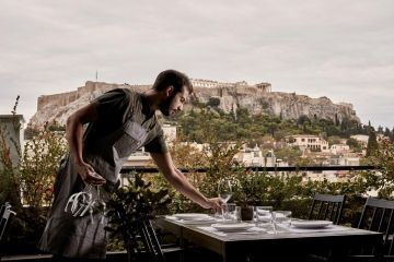 The Zillers uitzicht op Akropolis