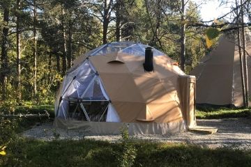 Geweldige luxe tenten bij Aurora Canvas Dome