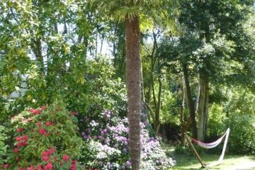 De uitbundig bloeiende tuin van Villa Saint-Raphaël