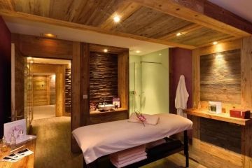 Ook een sauna ontbreekt niet in Hotel Spa Domaine du Moulin