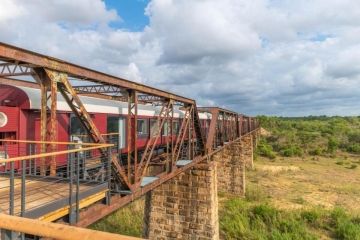 Logeren in een antieke treincoupé kan in Kruger Shalati 
