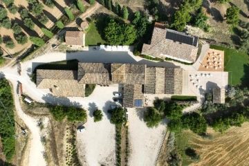 Een luchtfoto van hotel Tenuta Coppa Zuccari